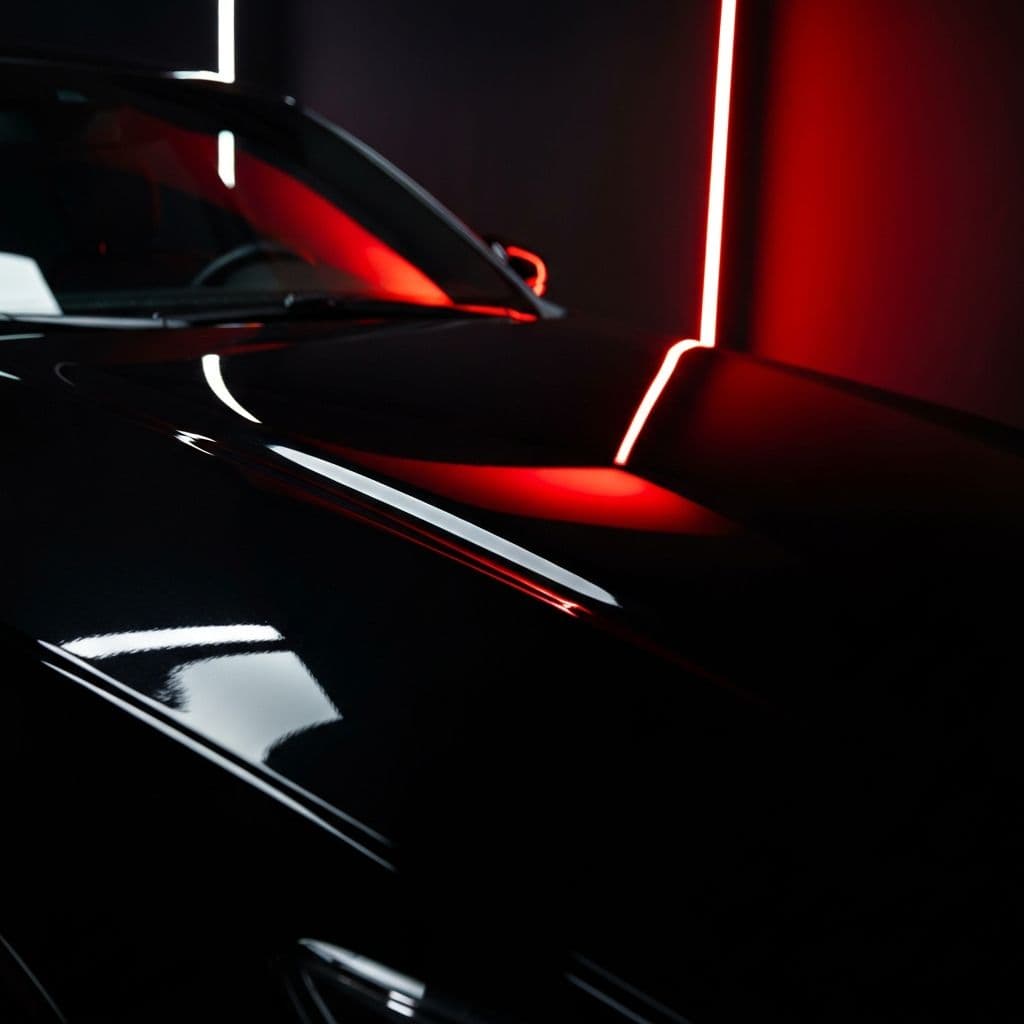 Korekta lakieru - efekt lustrzany